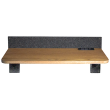 Load image into Gallery viewer, Frontal view of WhisperRoom's office desk, highlighting its sleek design and sturdy build.