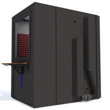 Load image into Gallery viewer, Audiology Basic Package shown with burgundy foam from the rear to display the ventilation set..