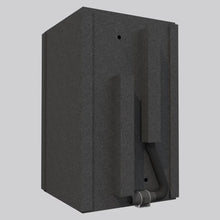 Load image into Gallery viewer, Rear exterior view of the WhisperRoom MDL 4848 S single-wall soundproof booth showing the integrated ventilation system.
