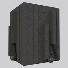 Load image into Gallery viewer, WhisperRoom MDL 6060 S rear panel showing two integrated ventilation systems.
