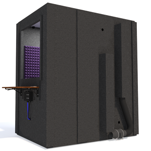 Audiology Basic Package shown with purple foam from the rear to display the ventilation set.